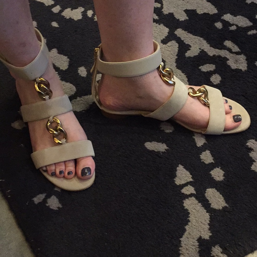Authentic Fendi suede sandal